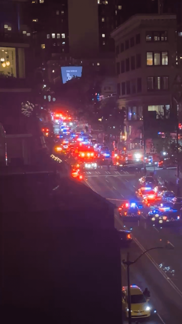 Downtown Seattle police presence after shooting at Four Seasons