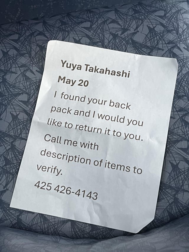 Someone handed me this on the 250 bus