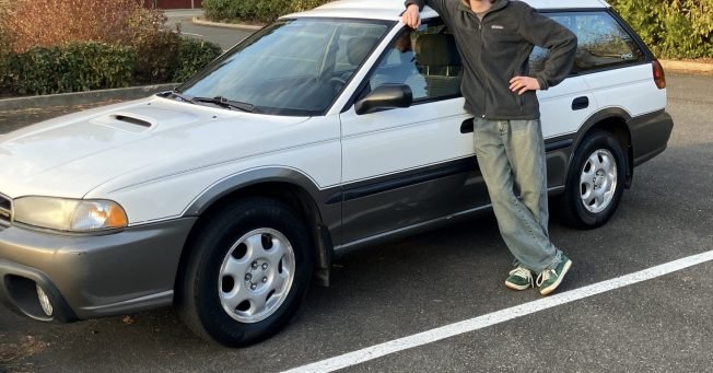 WEST SEATTLE CRIME WATCH: Stolen white Legacy wagon