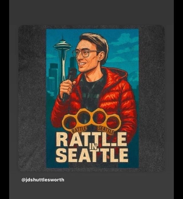 Russell Johnson, ginning up violence for more anti-trans rallies