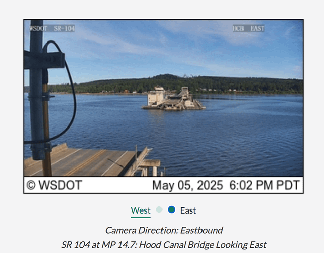 Hood Canal Bridge stuck open; WSDOT says time to resolve…unknown
