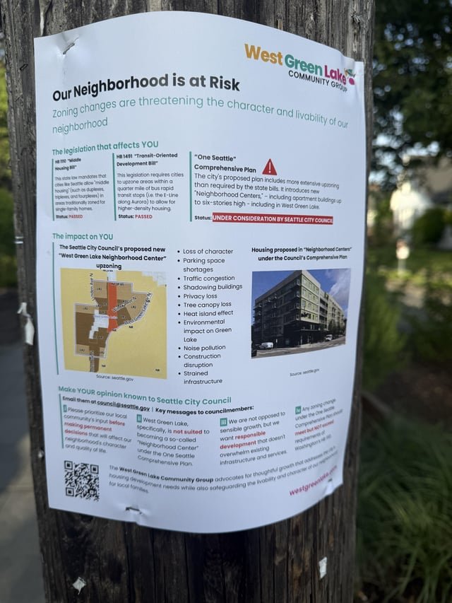 NIMBYism on Green Lake?