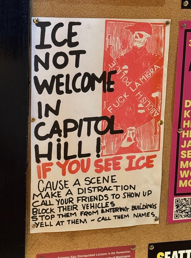 “Yell at them — call them names” 😂. I’m never leaving Seattle