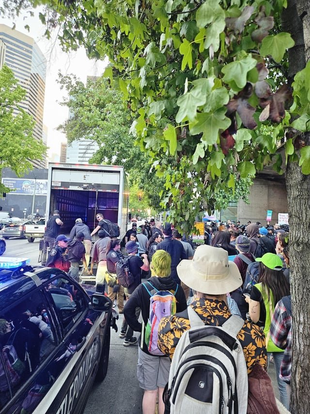 The child-obsessed, transphobic weirdos are packing up after a Seattle Welcome at City Hall