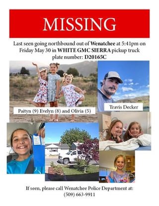 Girls Missing from Wenatchee