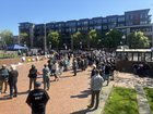 May Day walkout happening now at Seattle Central College to protest higher education cuts