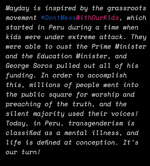 This is what MayDayusa is about.