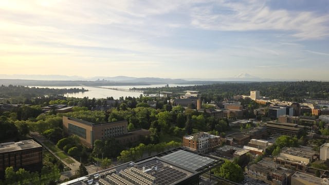 Never leaving this 22nd floor view of Seattle