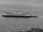 Wenatchee Ferry being towed