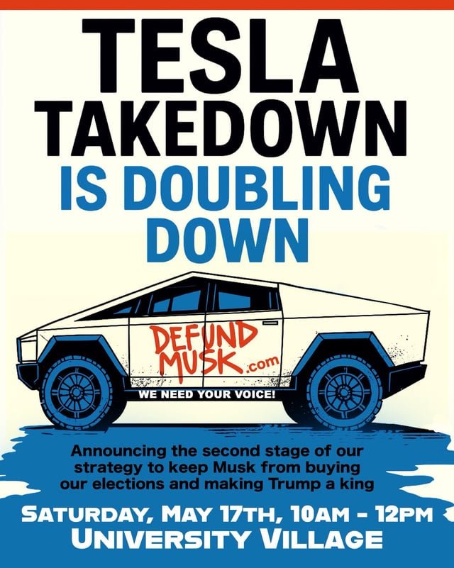 Huge TeslaTakedown event this Saturday
