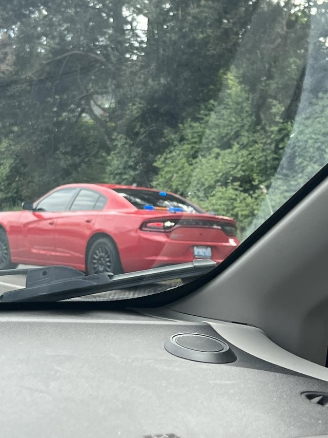 He took the “new driver” sticker off!