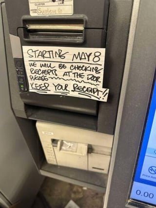 No more baskets at my local QFC?