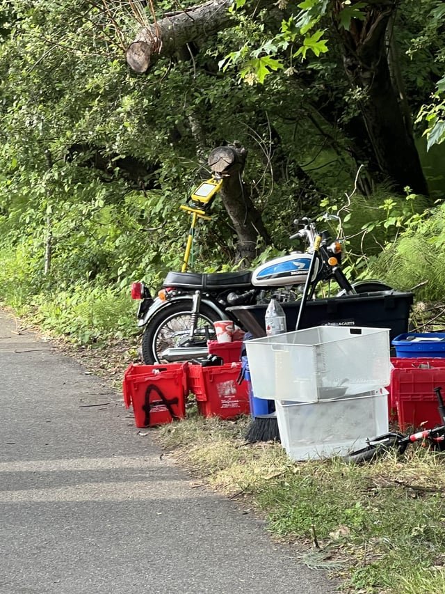 Anyone missing a motorcycle?