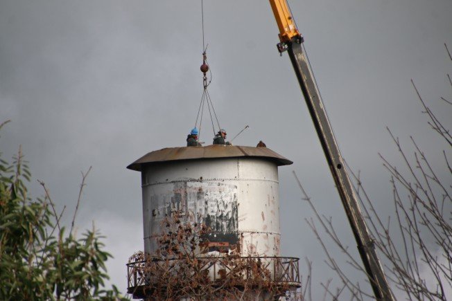 Decades after decommissioning, Nucor dismantling old smokestacks
