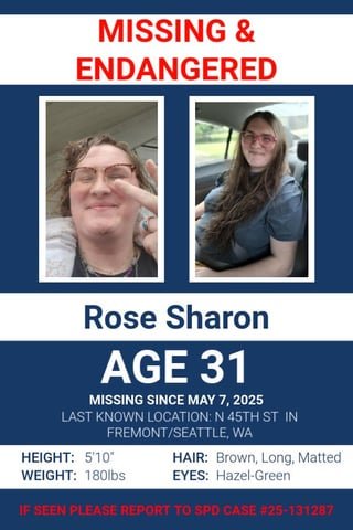 Rose is still missing!!