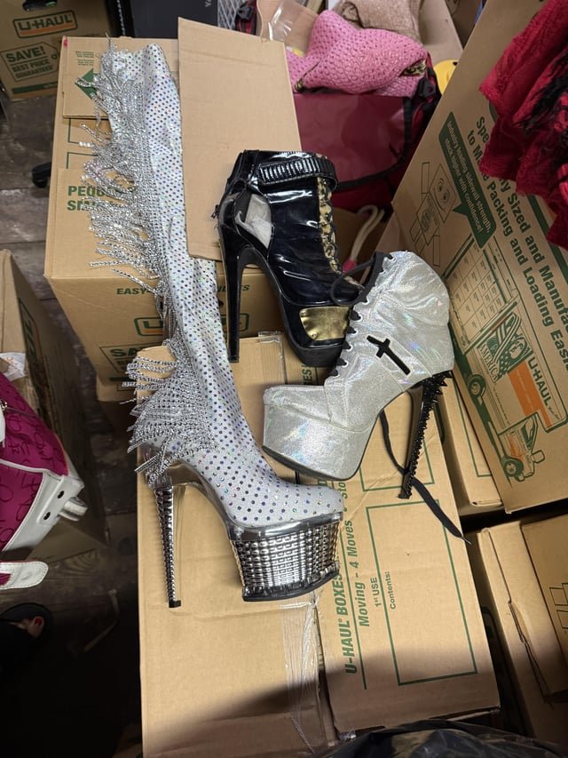 Where to donate stripper shoes