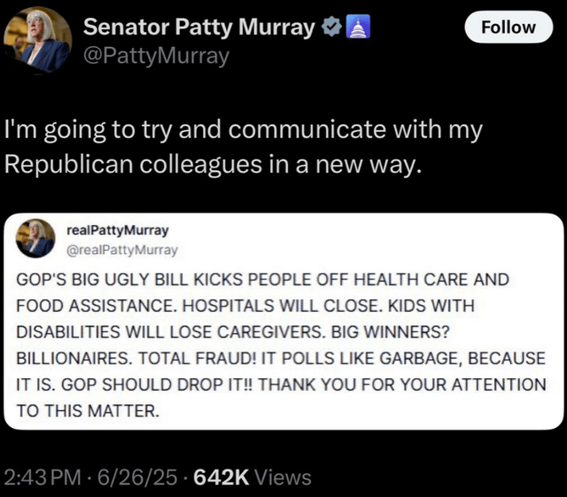 Our senator kicks ass