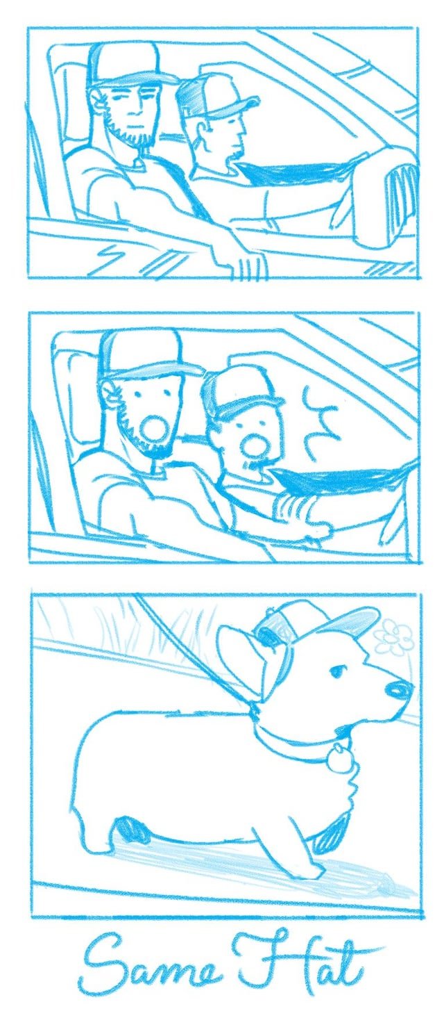 Seen in Seattle: Same Hat