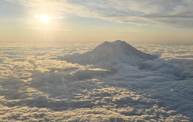 Mountain in the morning
