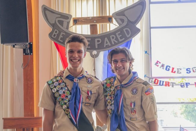 CONGRATULATIONS! Two new Eagle Scouts for Troop 282