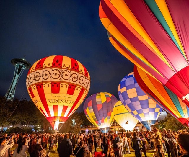Tonight’s balloon city center takeover