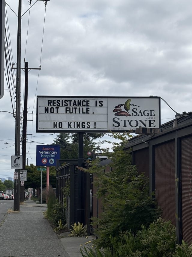 Appreciate Sage and Stone landscaping’s message of support