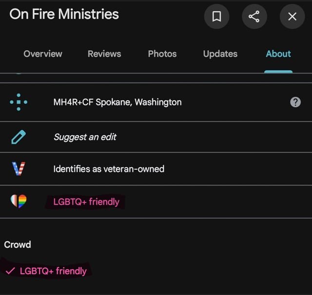 Hate group marked as queer friendly
