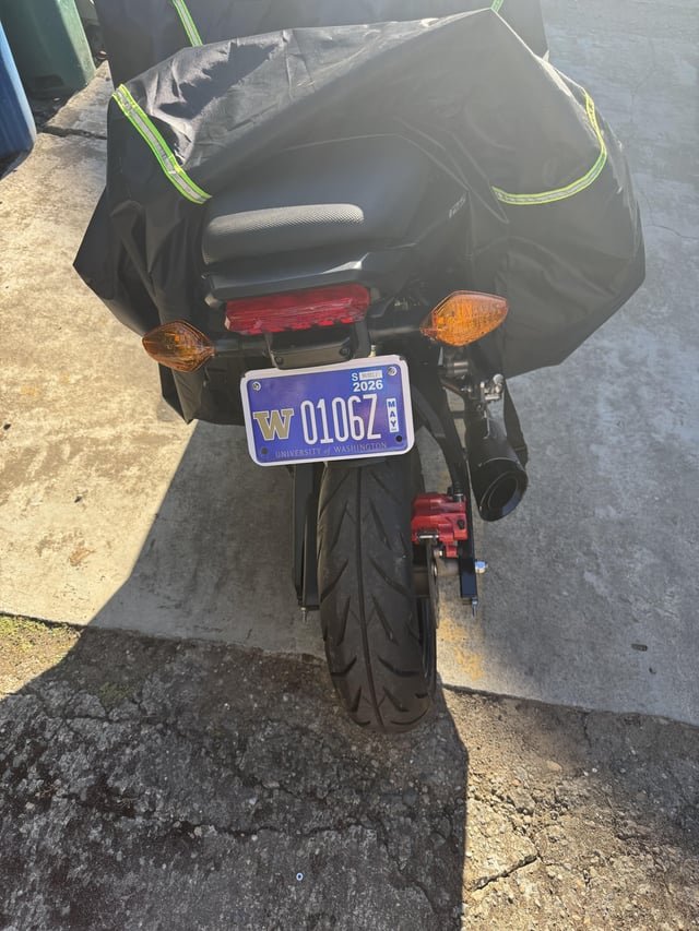 Motorcycle gone from u district