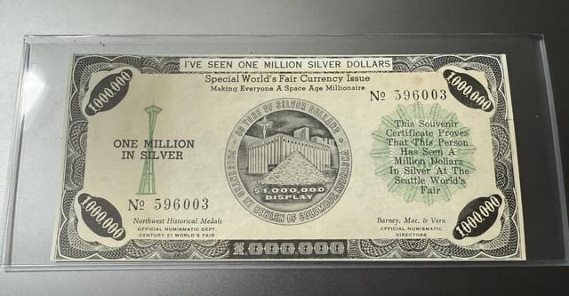 A small piece of Seattle history I thought you all might enjoy, a souvenir from the 1962 World’s Fair I hadn’t seen before