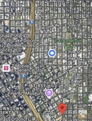 Two dead after bus reportedly backs over tent in First Hill parking lot