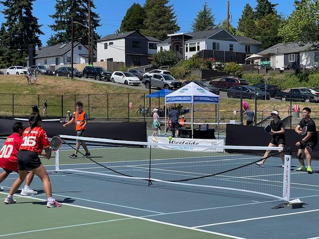 HAPPENING NOW: ‘Rally on the Rock’ pickleball tournament raising money for Chief Sealth IHS