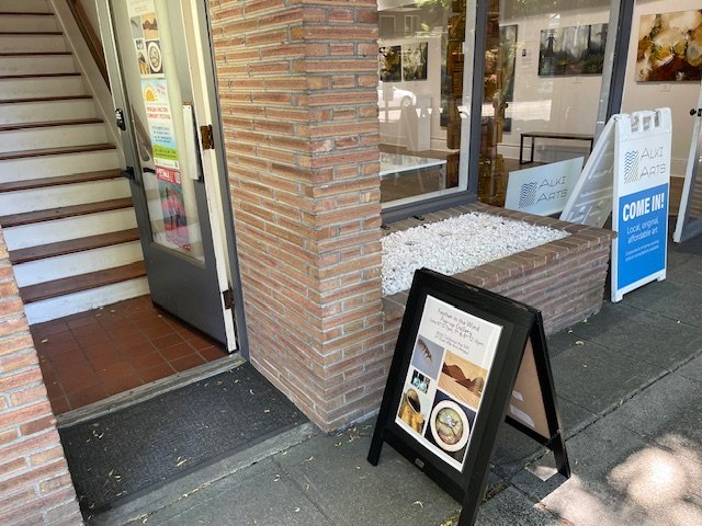 HAPPENING NOW: Cool art on a warm afternoon at Feather in the Wind pop-up