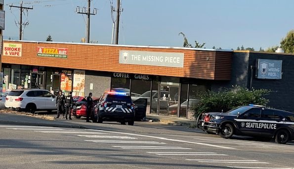 WEST SEATTLE CRIME WATCH: 35th/Roxbury response; car console stolen from above