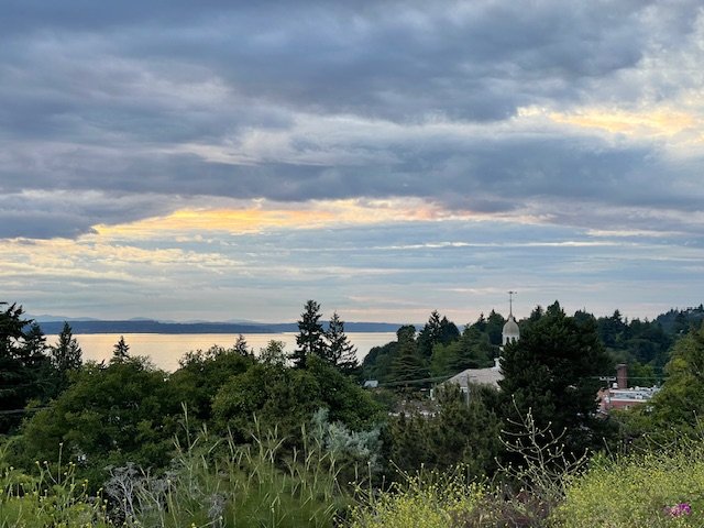 SUMMER’S HERE! Watching the solstice sunset – sort of – with Alice Enevoldsen