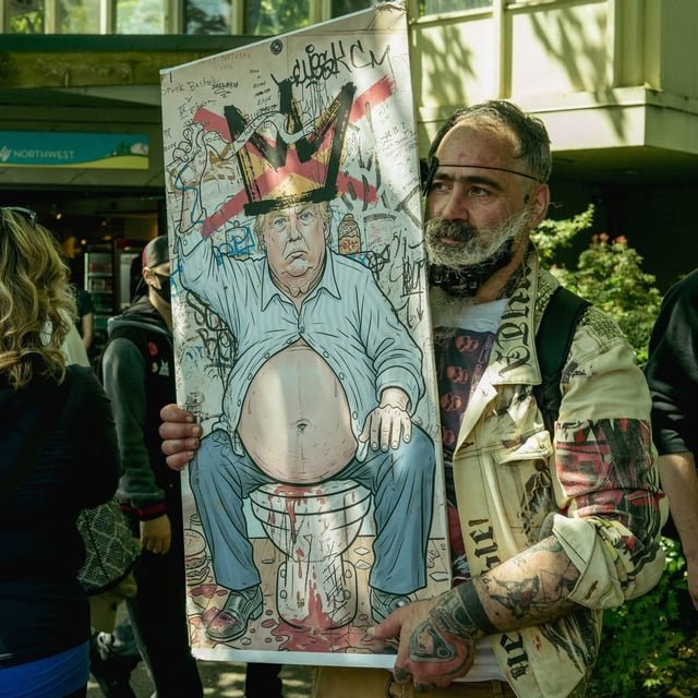 Favorite part of the protest was the signs