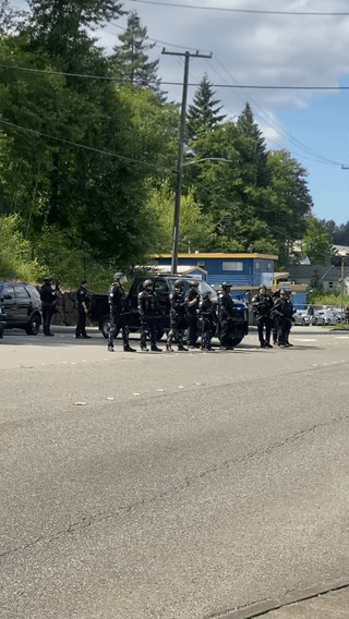 Scenes from the DHS office in Tukwila