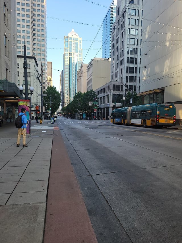 Downtown is spick and span right now