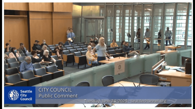 Republican offers support for Trump’s tariffs at today’s City Council public comment; I offer the rebuttal 5 minutes later