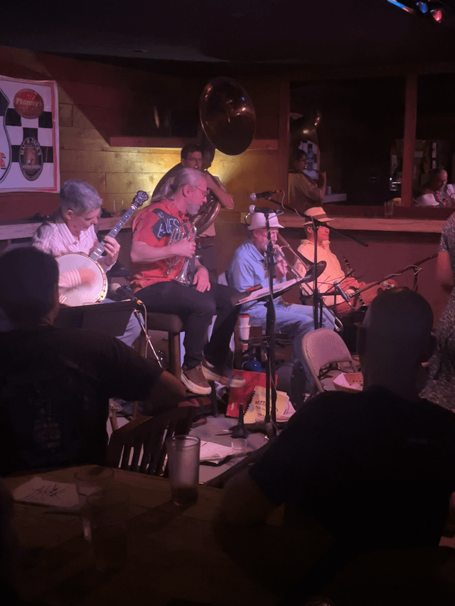 Great Market Street Traditional Jazz Band show at the Shanty (road house) Tavern tonight