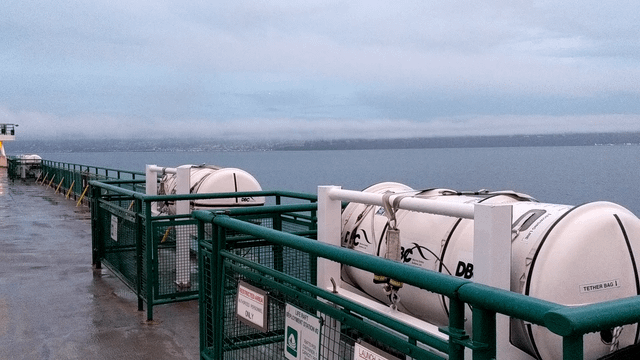 The sweet melancholy vibes of the Seattle ferry…
