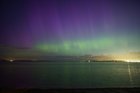 The burst of Aurora activity around 3:30 this morning as viewed from Alki