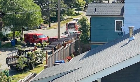 Gas leak in southeast Admiral