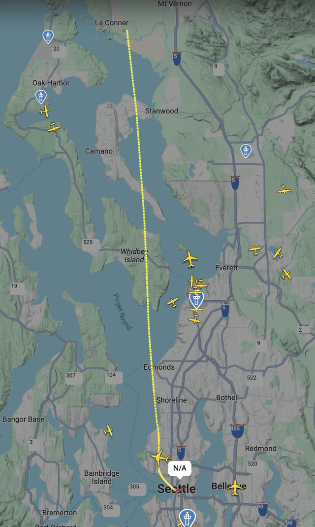 I watched this helicopter fly from La Conner to Harborview — let’s get a round of applause for the people who take care of everyone, no matter what