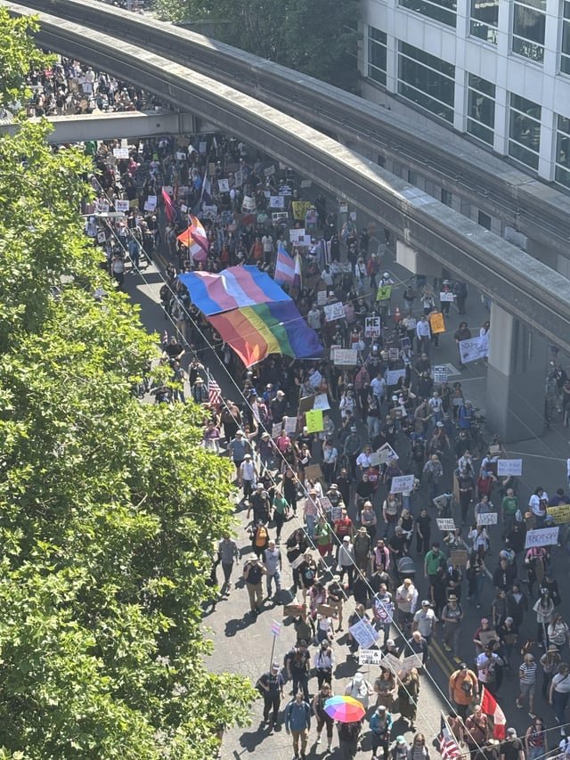 Protests Went by My Apt for An Hour!