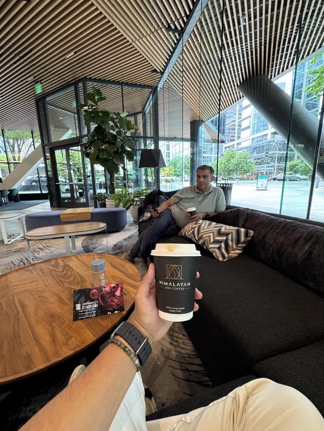 Just tried the most underrated coffee in Bellevue. Beans from the Himalayas 🇳🇵🇮🇳