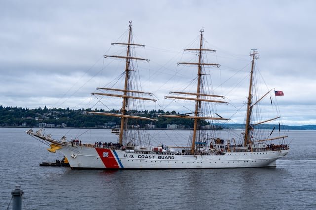 USCG Barque Eagle Visits Seattle