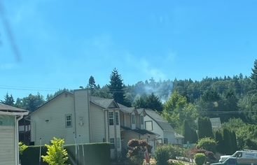 UPDATE: Brush fire in Camp Long forest