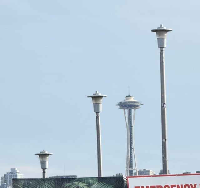 Do lamp posts want to be the space Needle when they grow up?