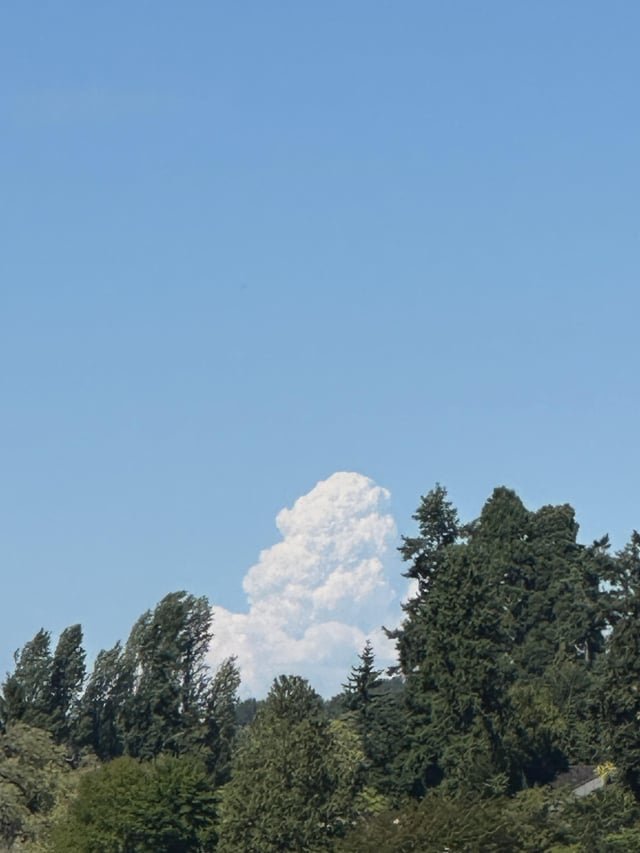 Smoke is coming