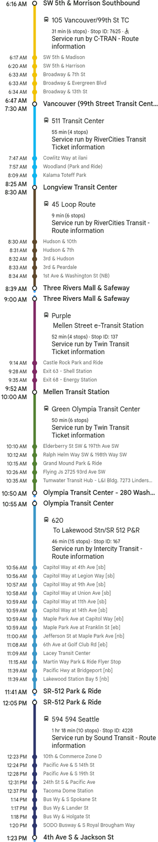 As of today, it is possible to get between Portland and Seattle for just $7 (or even $6.55; see comment)